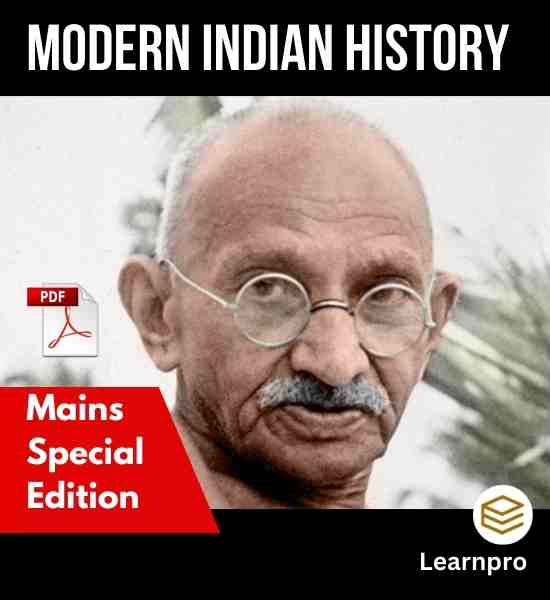 History Notes for UPSC - Modern