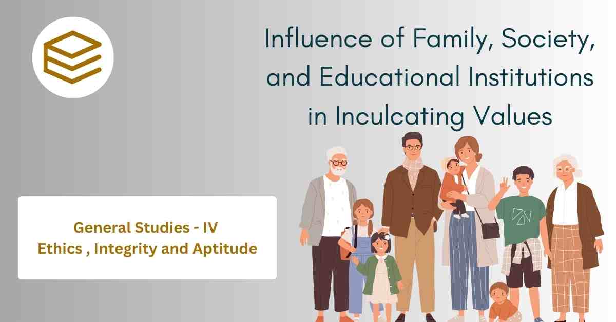 Influence of Family, Society, and Educational Institutions in Inculcating Values (GS-4)