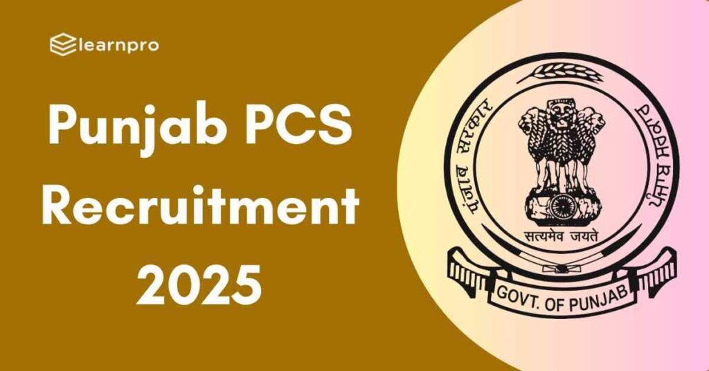 Punjab PCS Recruitment 2025