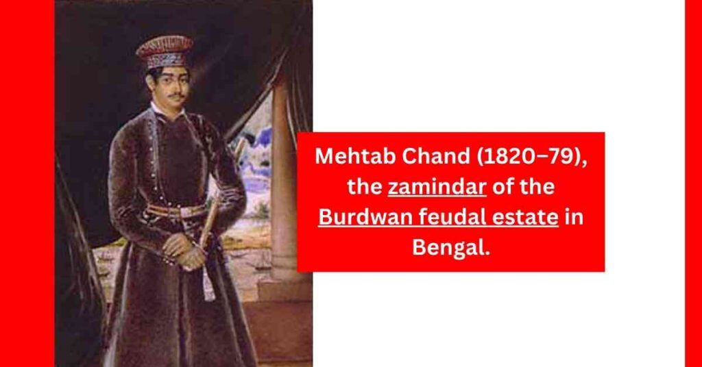 Indian feudalism Mehtab chand