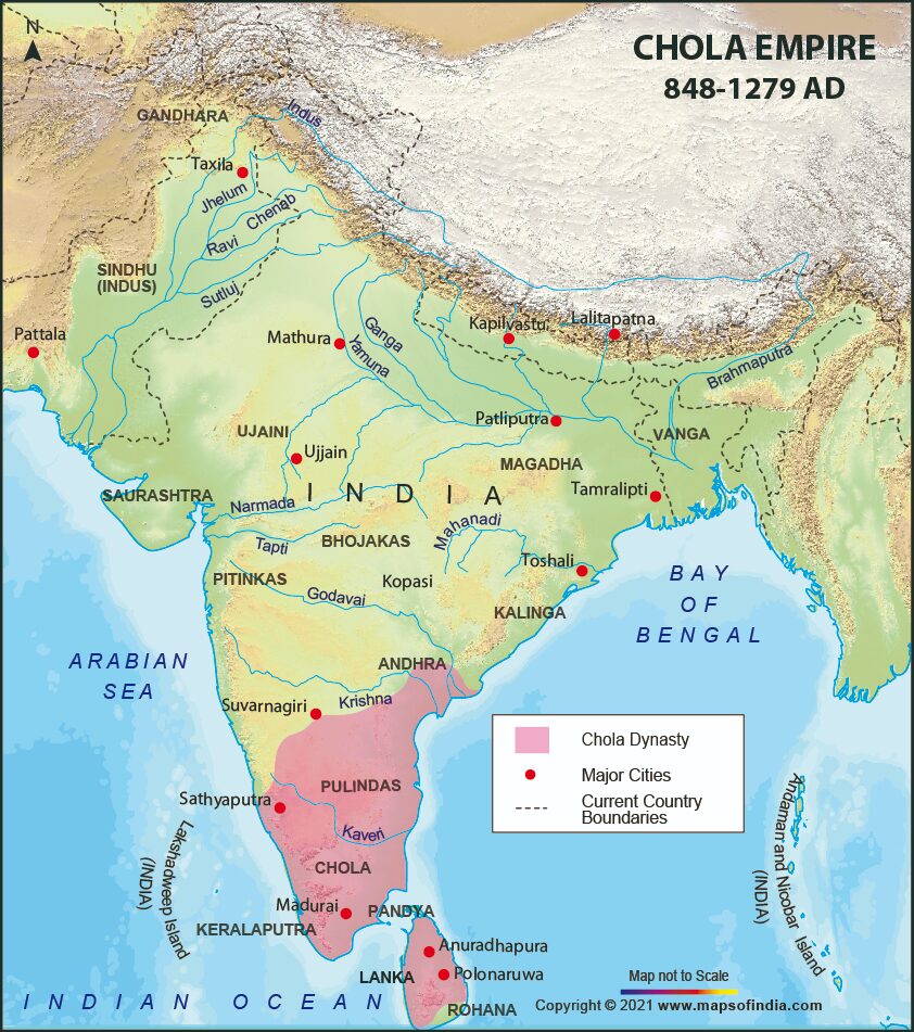 Chola Empire MAp