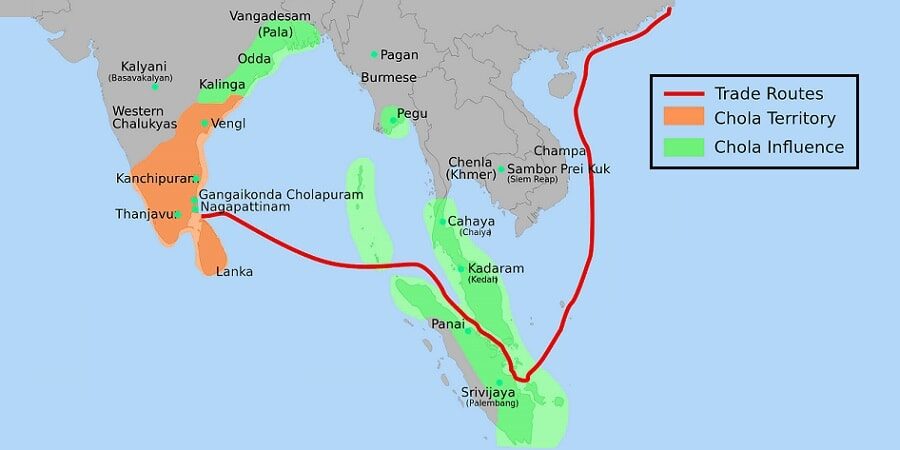 Chola Empire in South east Asia and South Asia