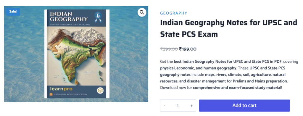 learnpro Geography Notes For UPSC and State PCS