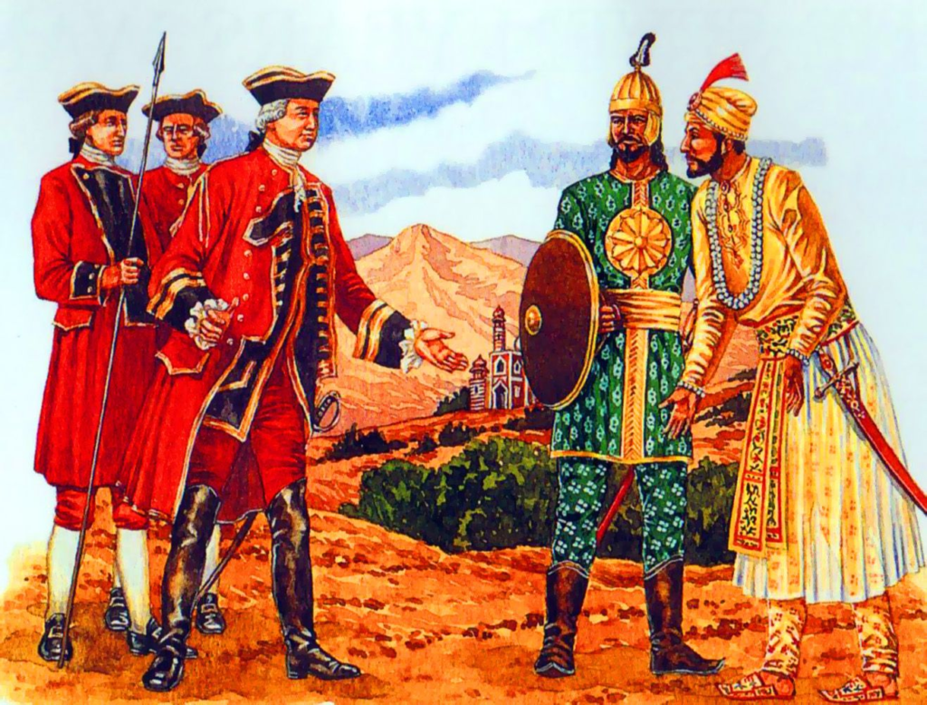 Role of Conspirators in battle of plassey