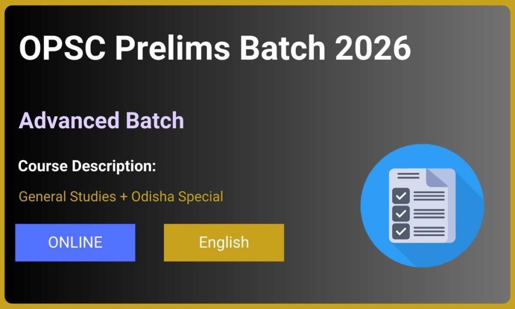 OPSC Prelims Course