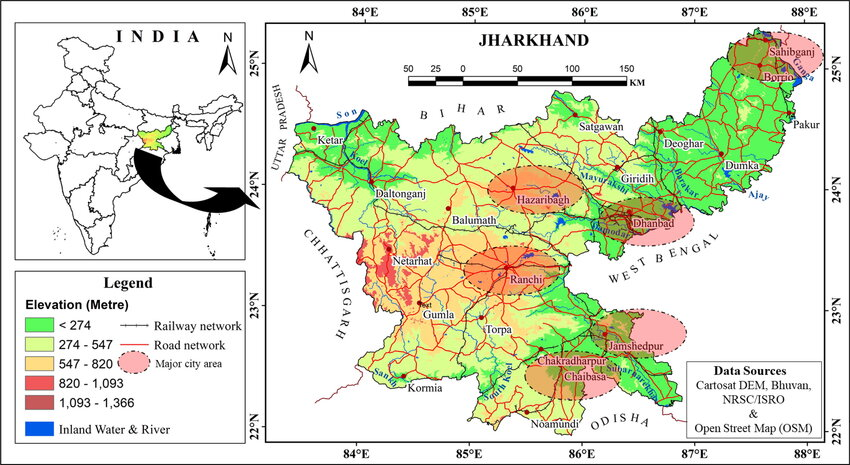 Physical Geography of Jharkhand