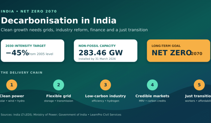 decarbonisation in India: Decarbonisation in India: Net Zero 2070, Grid and Carbon Market