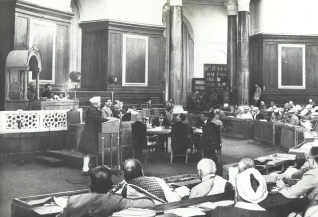 Polity Notes for UPSC – Constituent Assembly of India in session