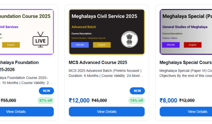 MPSC Meghalaya online Course