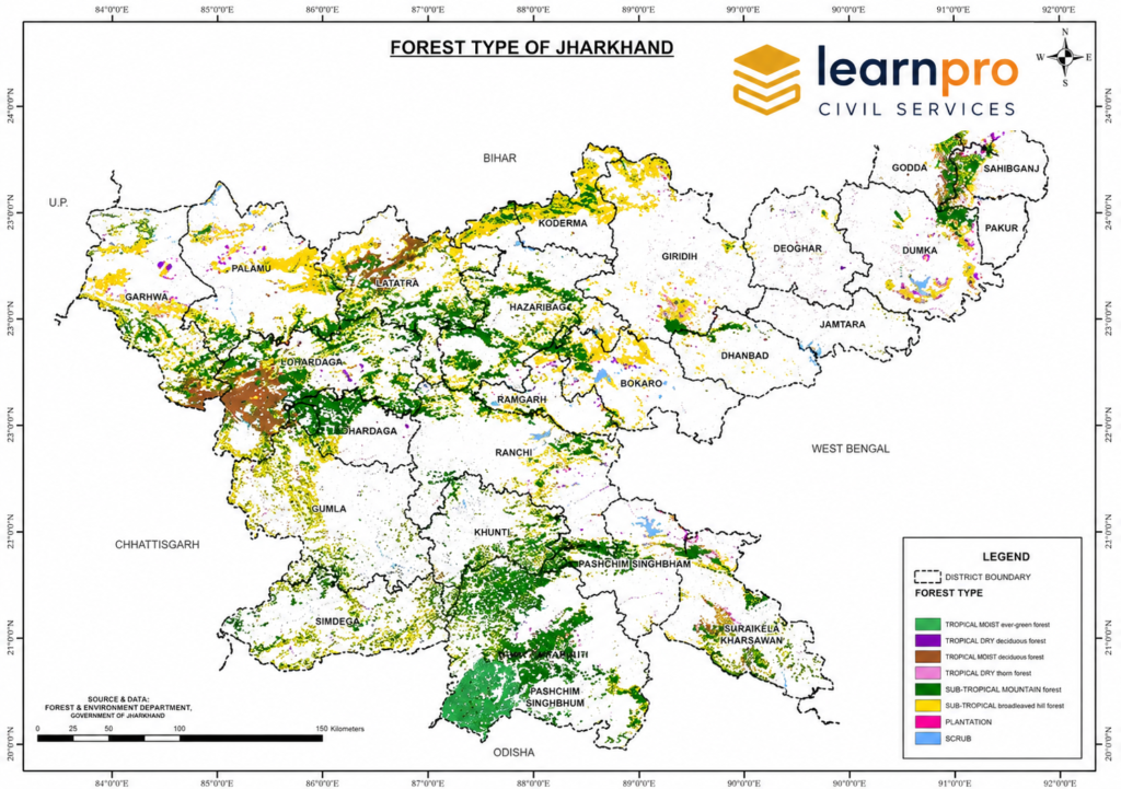 Jharkhand geography