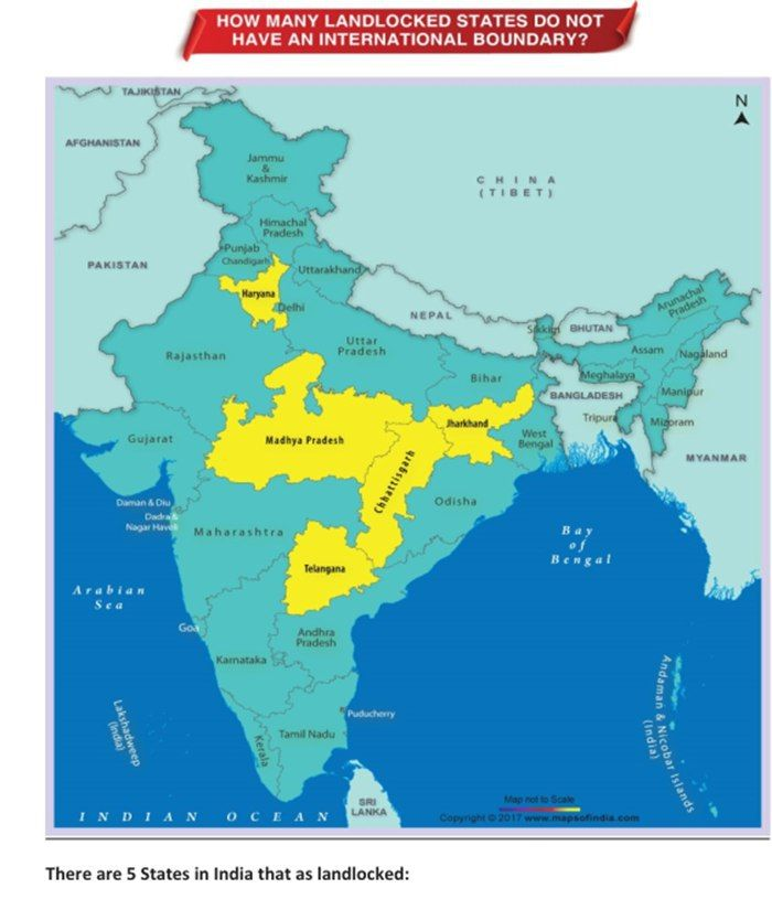 Jharkhand Landlocked