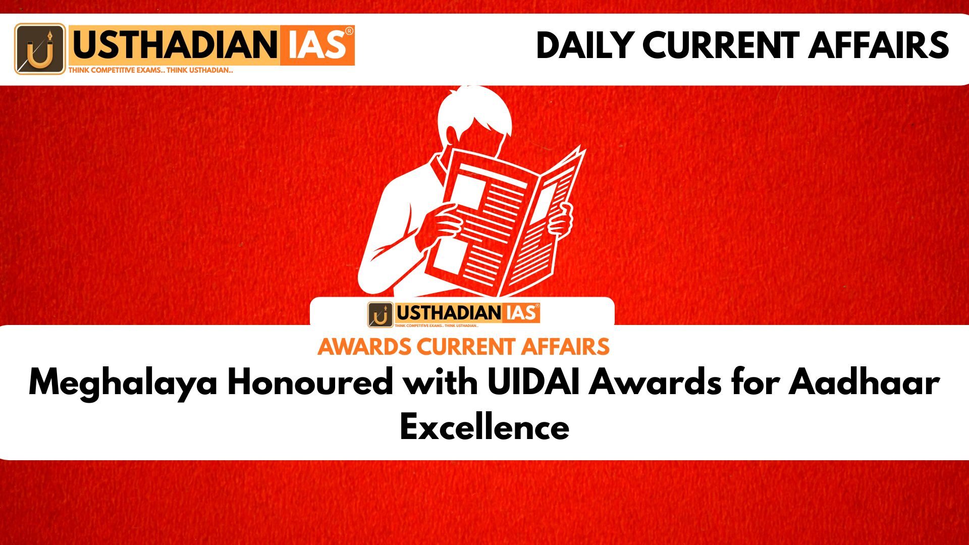Meghalaya Receives Two UIDAI Awards for Aadhaar Performance