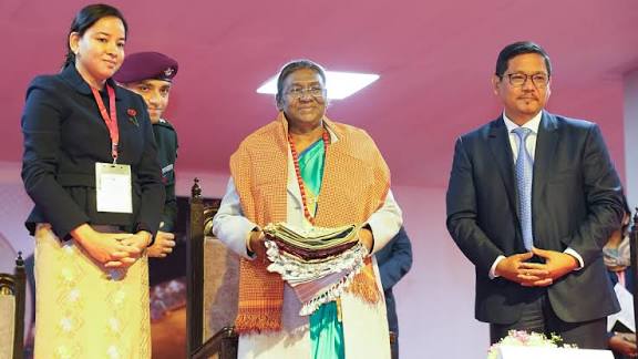 President Droupadi Murmu Inaugurates the 5th Meghalaya Games in Tura